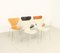 3107 Chairs by Arne Jacobsen for Fritz Hansen, 1970s, Set of 5 8