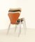 Sedie nr. 3107 di Arne Jacobsen per Fritz Hansen, anni '70, set di 5, Immagine 9