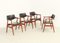 GM11 Chairs by Svend Åge Eriksen for Glostrup, Denmark, 1960s, Set of 4, Image 11