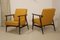 Yellow Fabric Model 300-190 Armchairs by Henryk Lis, 1970s Set of 2, Image 9