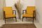 Yellow Fabric Model 300-190 Armchairs by Henryk Lis, 1970s Set of 2 12