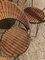 Armchairs and Coffee Table in Wicker by Raoul Guys, 1950, Set of 3 8