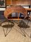 Armchairs and Coffee Table in Wicker by Raoul Guys, 1950, Set of 3 3