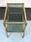 Vintage Italian Brass and Smoked Glass Side Table, 1970s 2