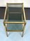 Vintage Italian Brass and Smoked Glass Side Table, 1970s, Image 2