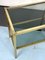 Vintage Italian Brass and Smoked Glass Side Table, 1970s 6