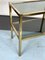 Vintage Italian Brass and Smoked Glass Side Table, 1970s, Image 9