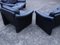 Leather Living Room Set, 1980s, Set of 3, Image 17