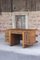 Bureau in Studded Veneer, Leather and Brass by André Sornay, France, Image 2