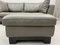Grey Leather 2-Seater Sofa & Footstool, Set of 2 4
