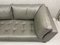 Grey Leather 2-Seater Sofa & Footstool, Set of 2 12