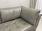 Grey Leather 2-Seater Sofa & Footstool, Set of 2 11