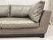 Grey Leather 2-Seater Sofa & Footstool, Set of 2 7