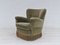 Danish Velour Chair in Beech Wood, 1960s 10