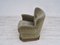 Danish Velour Chair in Beech Wood, 1960s 11