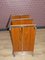 Mid-Century Walnut & Chrome Side Table, 1960s 5