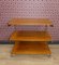 Mid-Century Walnut & Chrome Side Table, 1960s 2