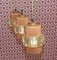Cascade Hanging Lamp in Copper, 1960s 7