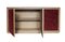 Aparador de terciopelo rojo oscuro de Mascia Meccani para Meccani Design, 2023, Imagen 4