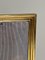 Neoclassical Style Fire Screen in Brass and Wire Mesh, 1940s 11