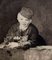 H. Berengier según Manet, niño con cerezas, aguafuerte, de principios del siglo XX, Imagen 1