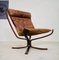 Vintage Leather Highback Falcon Chair from Sigurd Resell 1