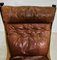 Vintage Leather Highback Falcon Chair from Sigurd Resell 7