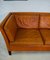 Canapé Mid-Century Vintage en Cuir Cognac pour 3 Personnes, Danemark 7