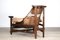 Jangada Lounge Chair in Tan Leather by Jean Gillon, Brazil, 1960s 15