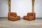 Poltrone Kashima in pelle color cognac di Michel Ducaroy per Ligne Roset, set di 2, Immagine 1