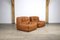 Kashima Lounge Chairs in Cognac Leather by Michel Ducaroy for Ligne Roset, Set of 2, Image 8