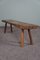 Antique Wooden Bench with Patina 1