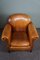 Sheep Leather Armchair Finished with Decorative Nails 5