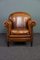 Sheep Leather Armchair Finished with Decorative Nails 2