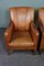 Vintage Leather Armchairs, Set of 2 2