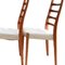 Swedish Ladder Back Dining Chairs from Svegards of Markaryd, 1960s, Set of 2 4
