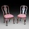 Late 19th Century Queen Anne Mahogany Side Chairs, Set of 2 1