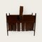 Vintage Magazine Rack in Brown by Jacques Adnet, 1940s 4