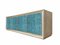 Hellblaues Samt Sideboard von Mascia Meccani für Meccani Design, 2023 3