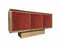 Rotes Samt Sideboard von Mascia Meccani für Meccani Design, 2023 2