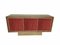 Red Velvet Sideboard by Mascia Meccani for Meccani Design, 2023 3