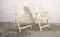 White Wooden Garden Chairs, Set of 2 1