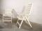 White Wooden Garden Chairs, Set of 2 6