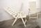 White Wooden Garden Chairs, Set of 2 5