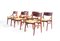Mid-Century Dining Chairs in Rosewood by Vestervig Erikson for Brdr. Tromborg, 1960, Set of 6, Image 8