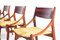 Mid-Century Dining Chairs in Rosewood by Vestervig Erikson for Brdr. Tromborg, 1960, Set of 6 9