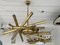 Italian Brass Sputnik Fireworks Pendant Lamp from Stilnovo. 1950s 3