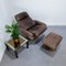 S50 Lounge Chair and Ottoman from De Sede, 1970s 4