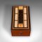Antiker englischer Cribbage Spielkoffer, 1910er, 2er Set 4