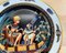 Vintage Plate with Egyptian Motives by Fine Royal Porcelain Sculpture, 1980s 3